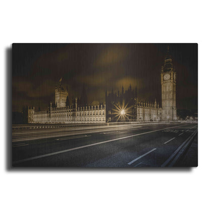 Luxe Metal Art 'Time Passes By' by Giuseppe Torre, Metal Wall Art