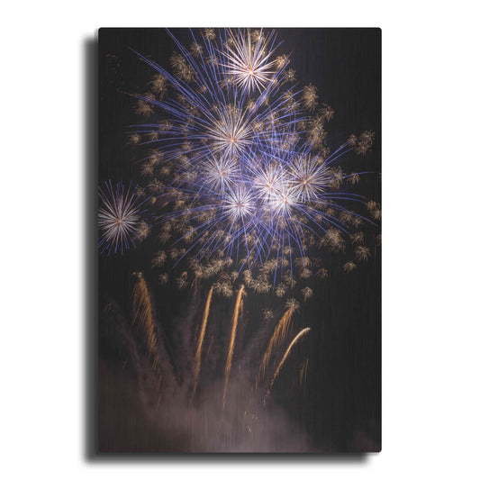 Luxe Metal Art '4th of July Sky' by Giuseppe Torre, Metal Wall Art