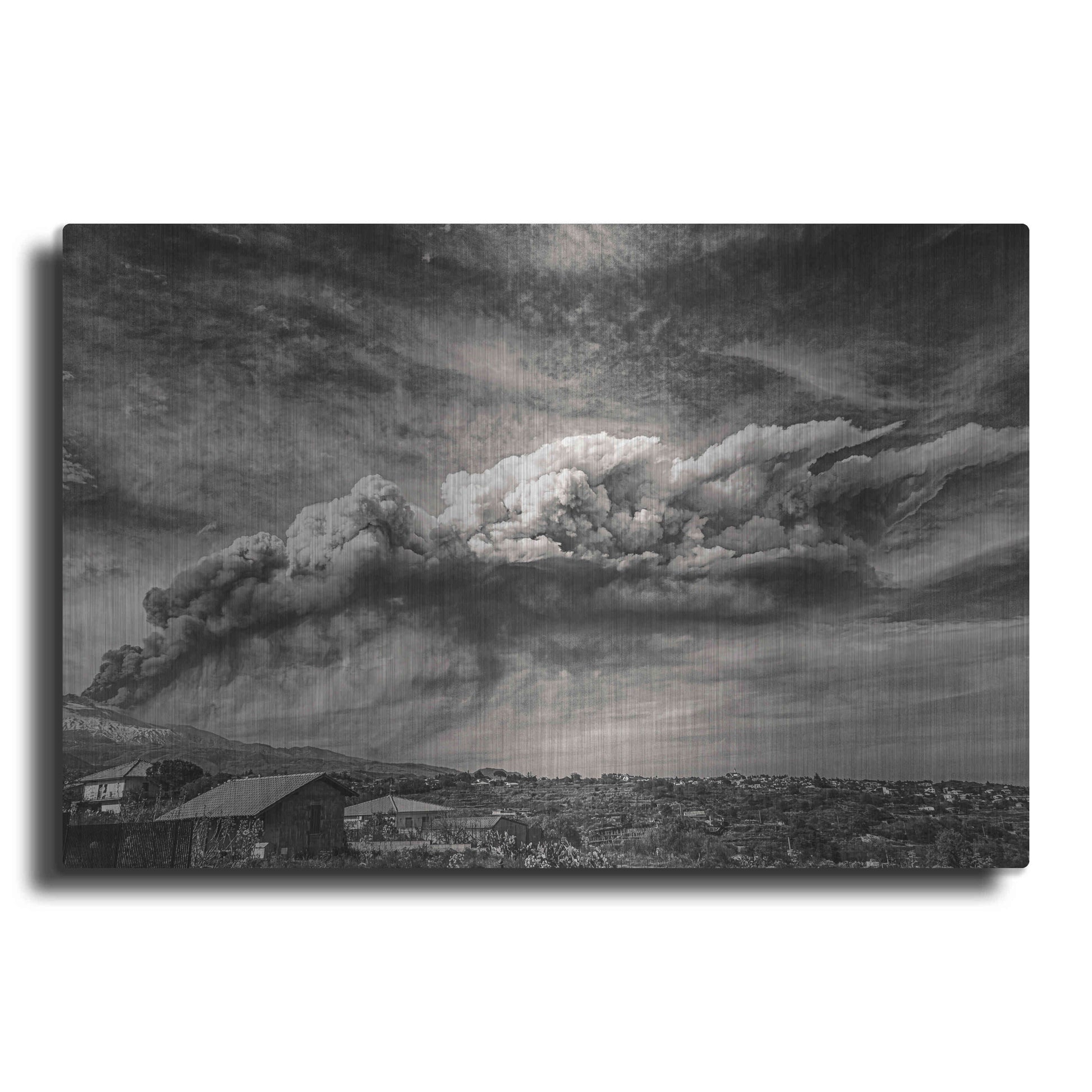 Luxe Metal Art 'Anger in the Sky' by Giuseppe Torre, Metal Wall Art