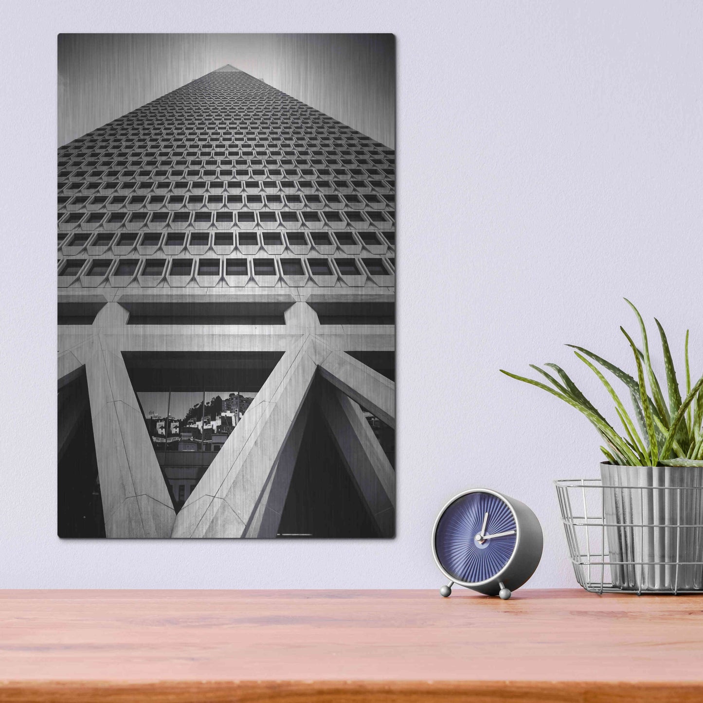 Luxe Metal Art 'The Rise' by Giuseppe Torre, Metal Wall Art,12x16