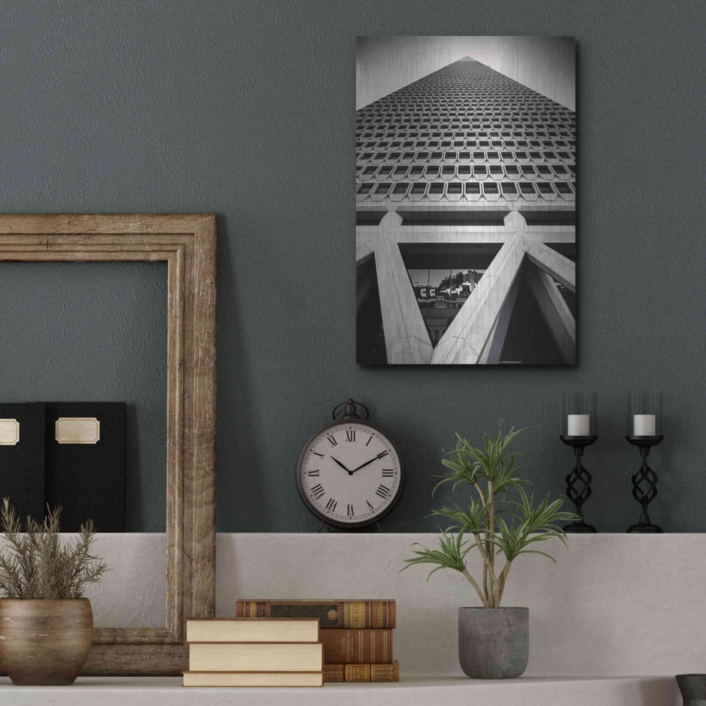 Luxe Metal Art 'The Rise' by Giuseppe Torre, Metal Wall Art,12x16