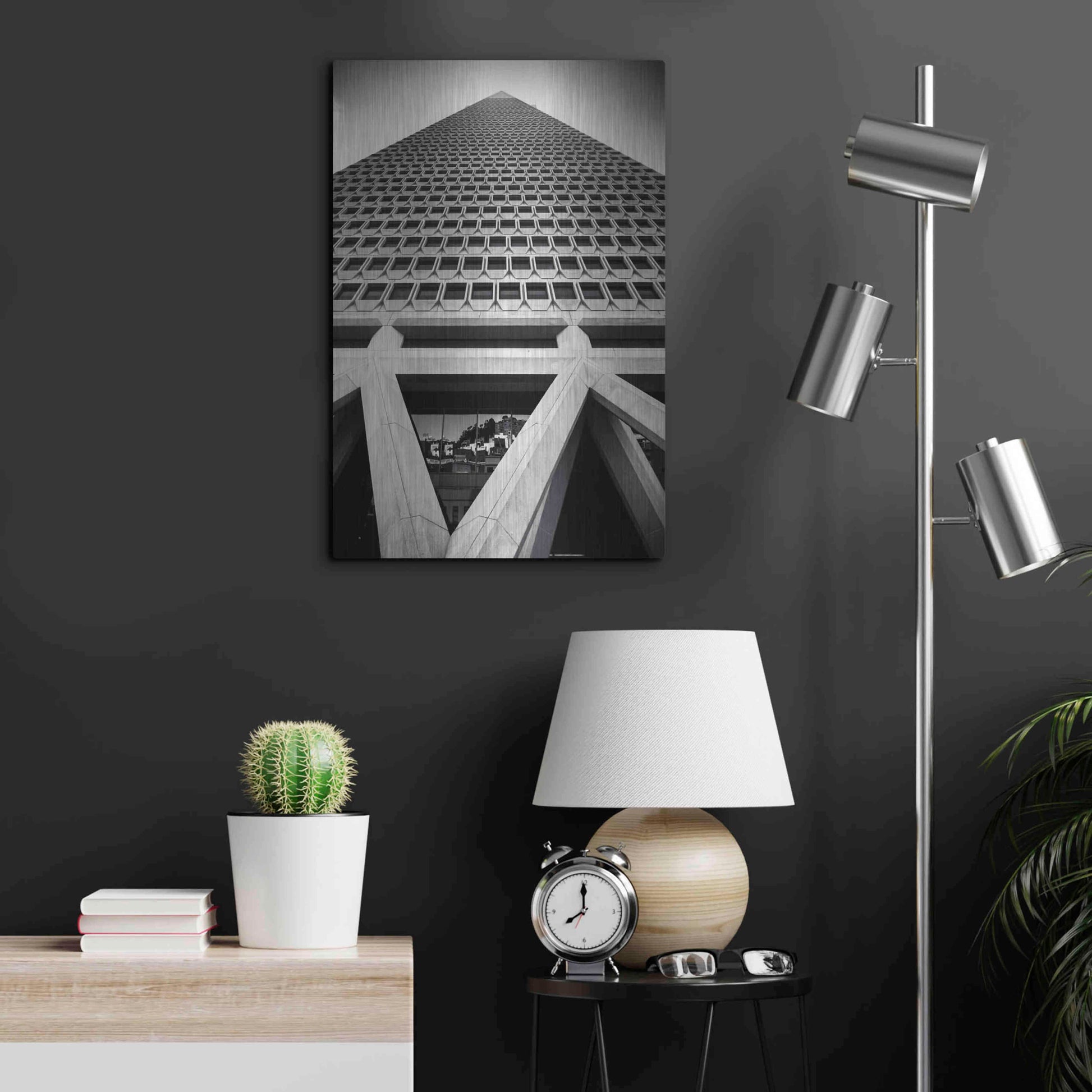 Luxe Metal Art 'The Rise' by Giuseppe Torre, Metal Wall Art,16x24