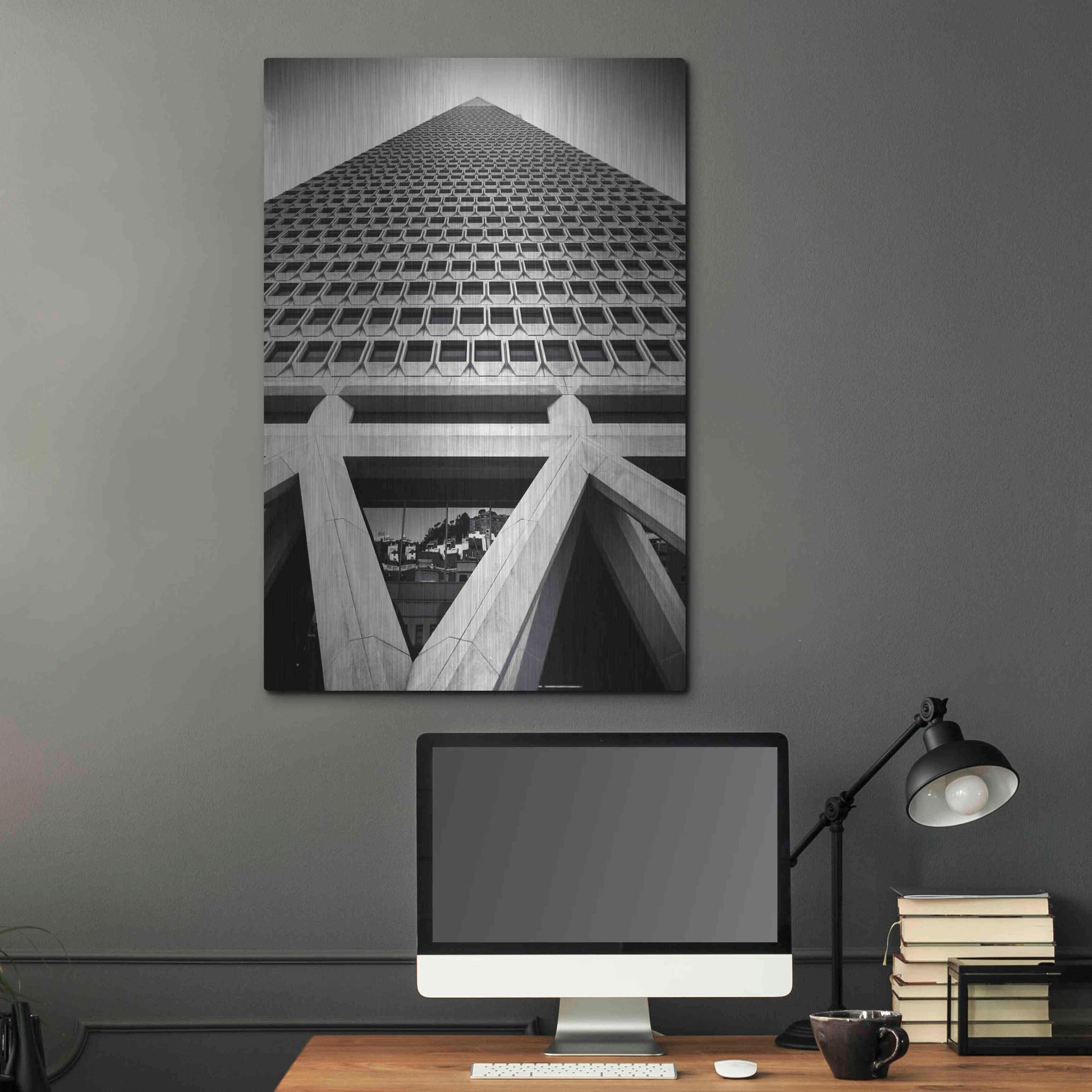 Luxe Metal Art 'The Rise' by Giuseppe Torre, Metal Wall Art,24x36