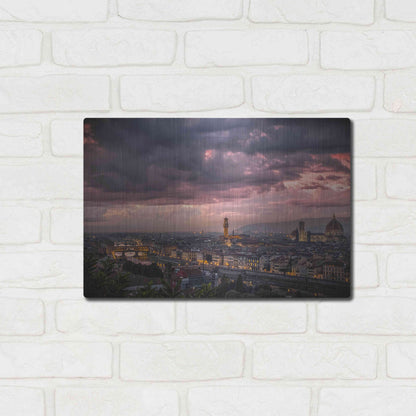 Luxe Metal Art 'After the storm' by Giuseppe Torre, Metal Wall Art,16x12