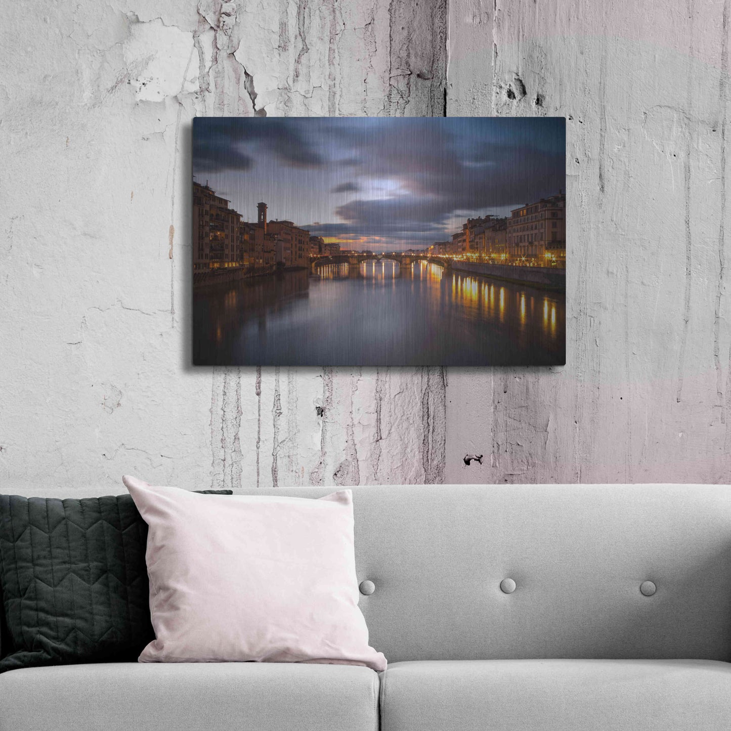 Luxe Metal Art 'Arno' by Giuseppe Torre, Metal Wall Art,36x24