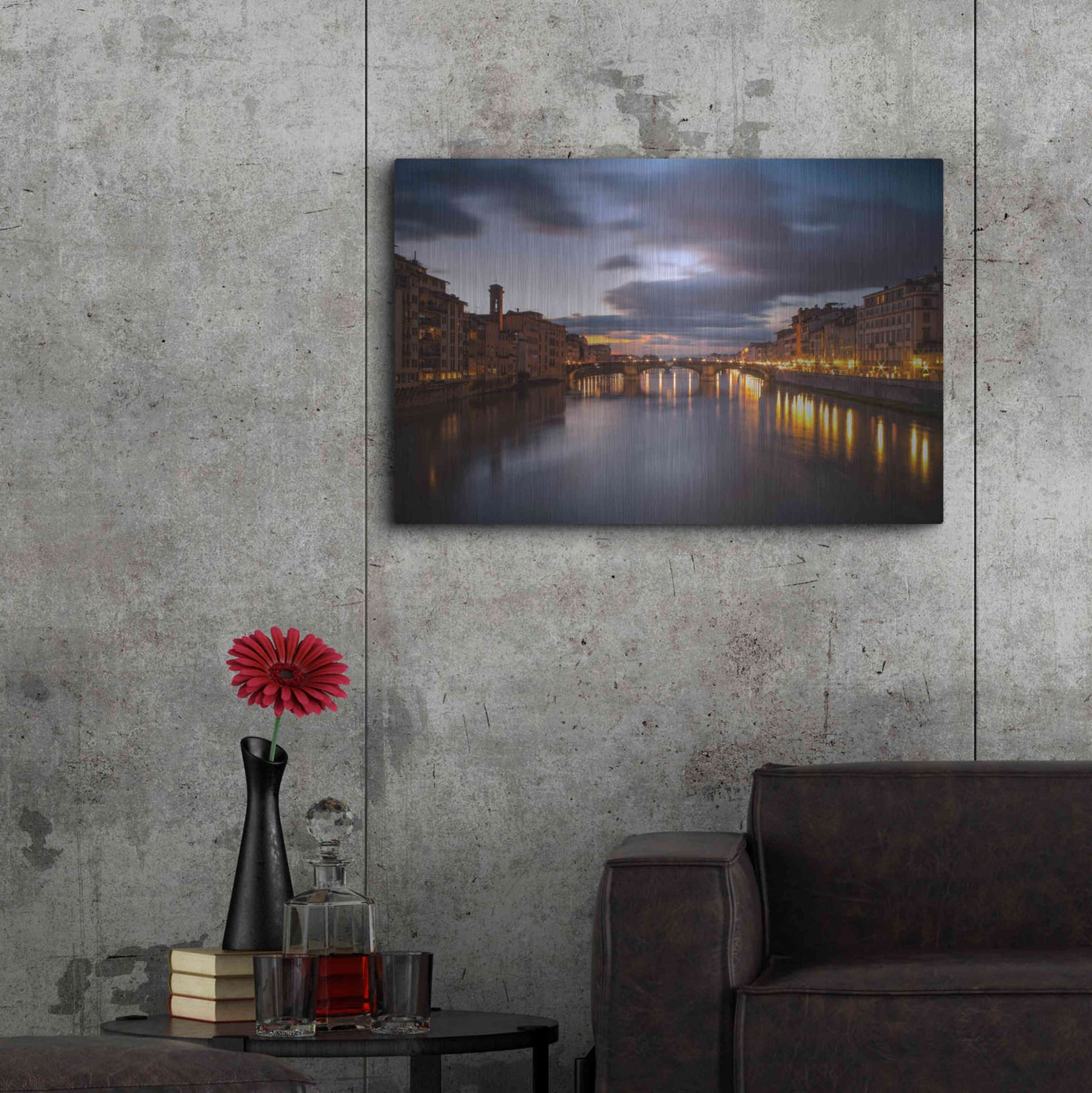 Luxe Metal Art 'Arno' by Giuseppe Torre, Metal Wall Art,36x24