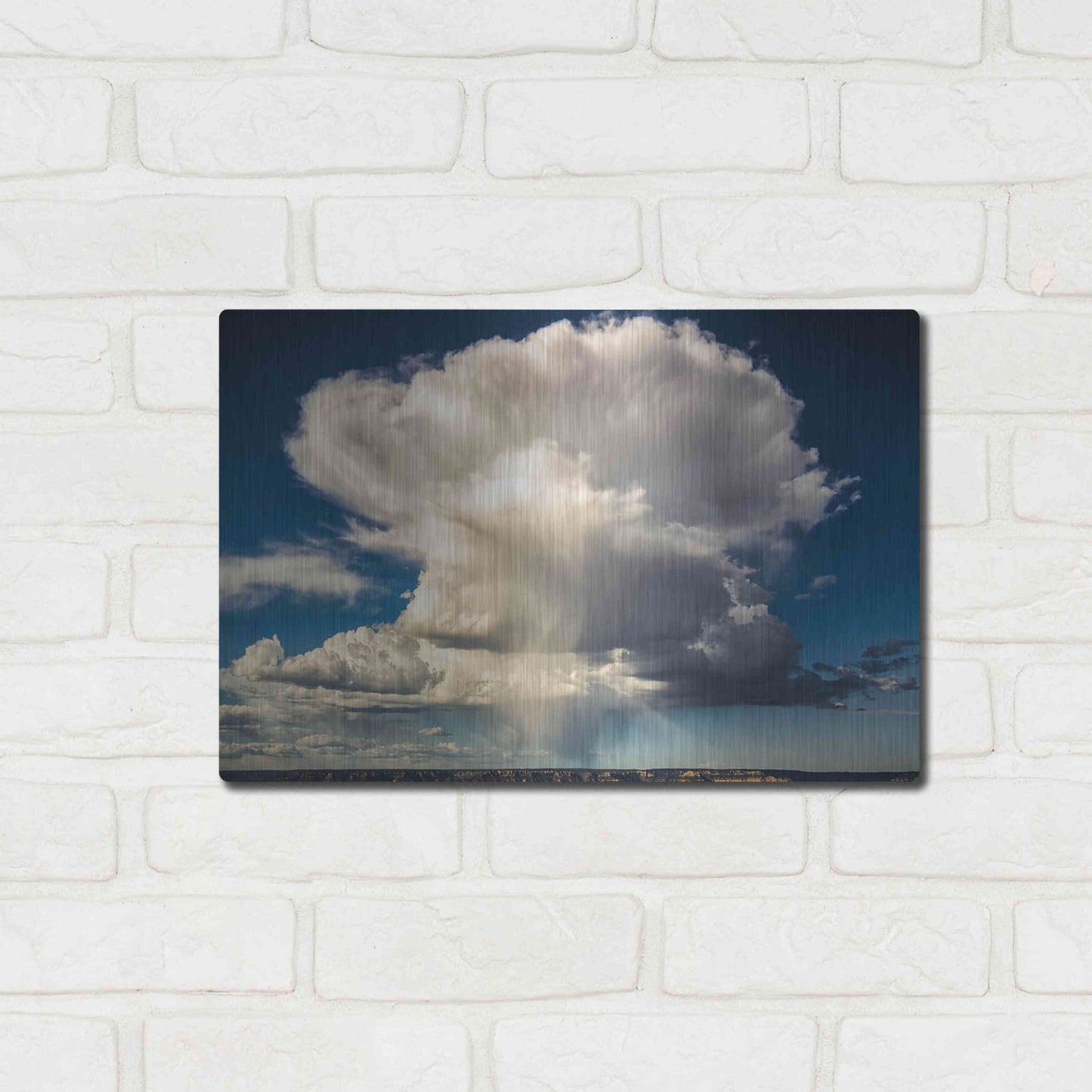 Luxe Metal Art 'Huge' by Giuseppe Torre, Metal Wall Art,16x12