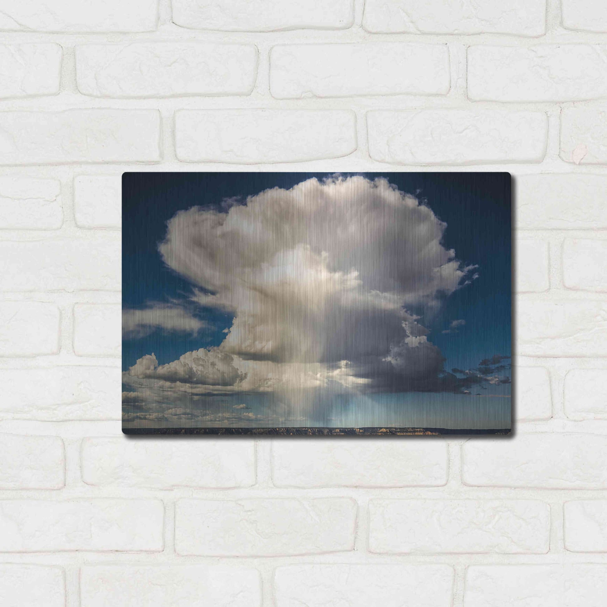 Luxe Metal Art 'Huge' by Giuseppe Torre, Metal Wall Art,16x12