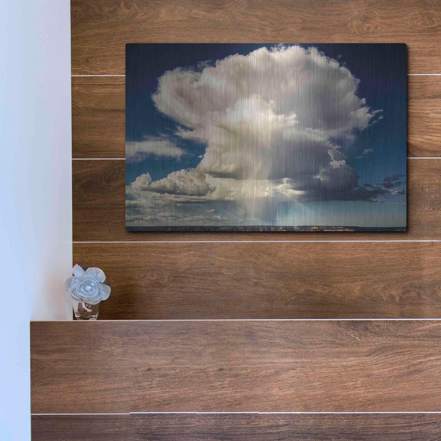 Luxe Metal Art 'Huge' by Giuseppe Torre, Metal Wall Art,16x12