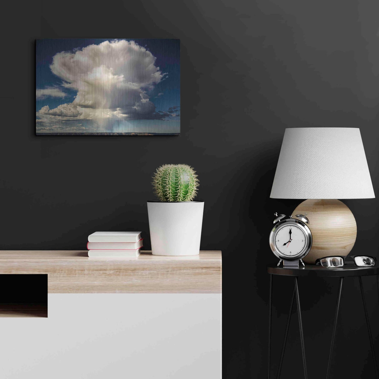 Luxe Metal Art 'Huge' by Giuseppe Torre, Metal Wall Art,24x16