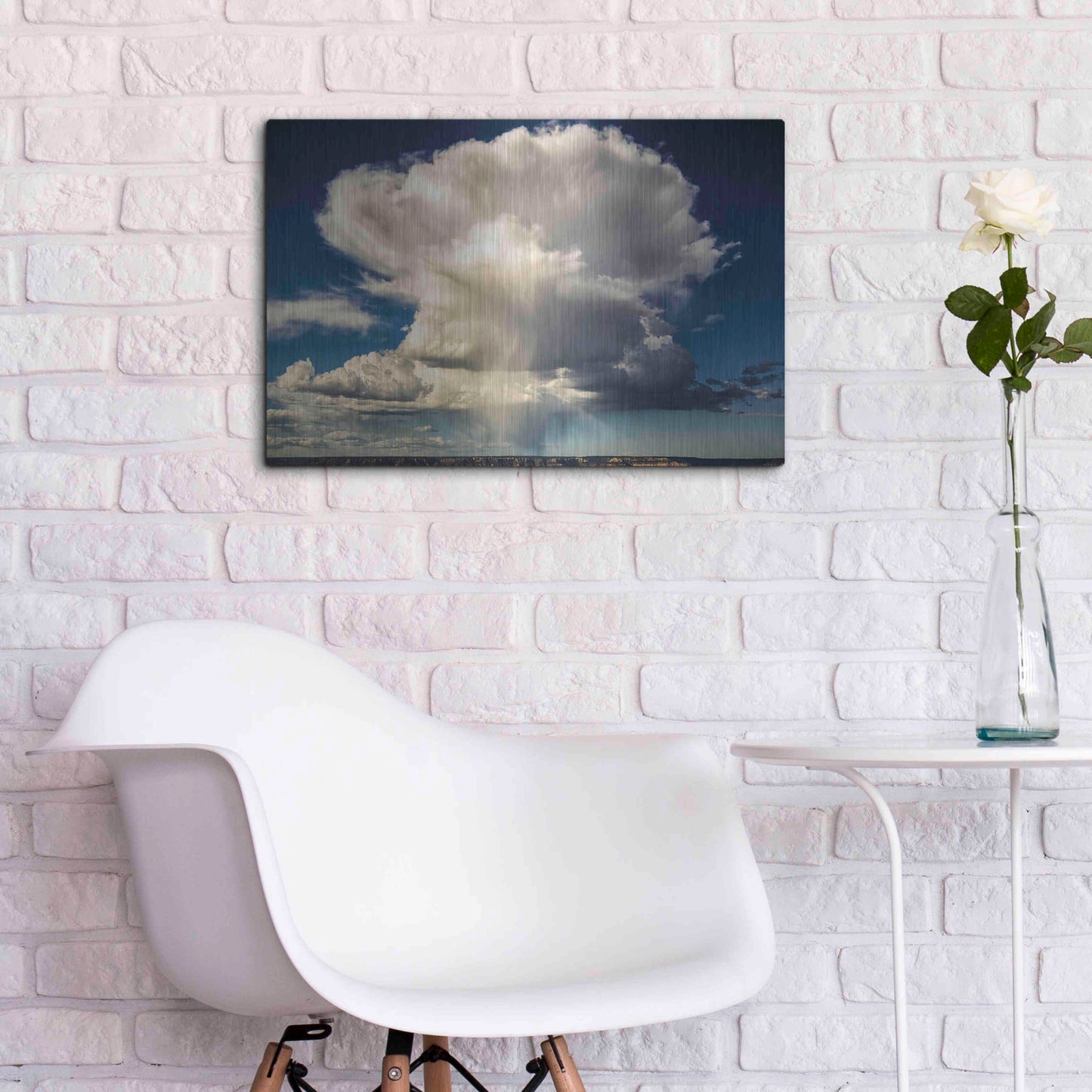 Luxe Metal Art 'Huge' by Giuseppe Torre, Metal Wall Art,24x16
