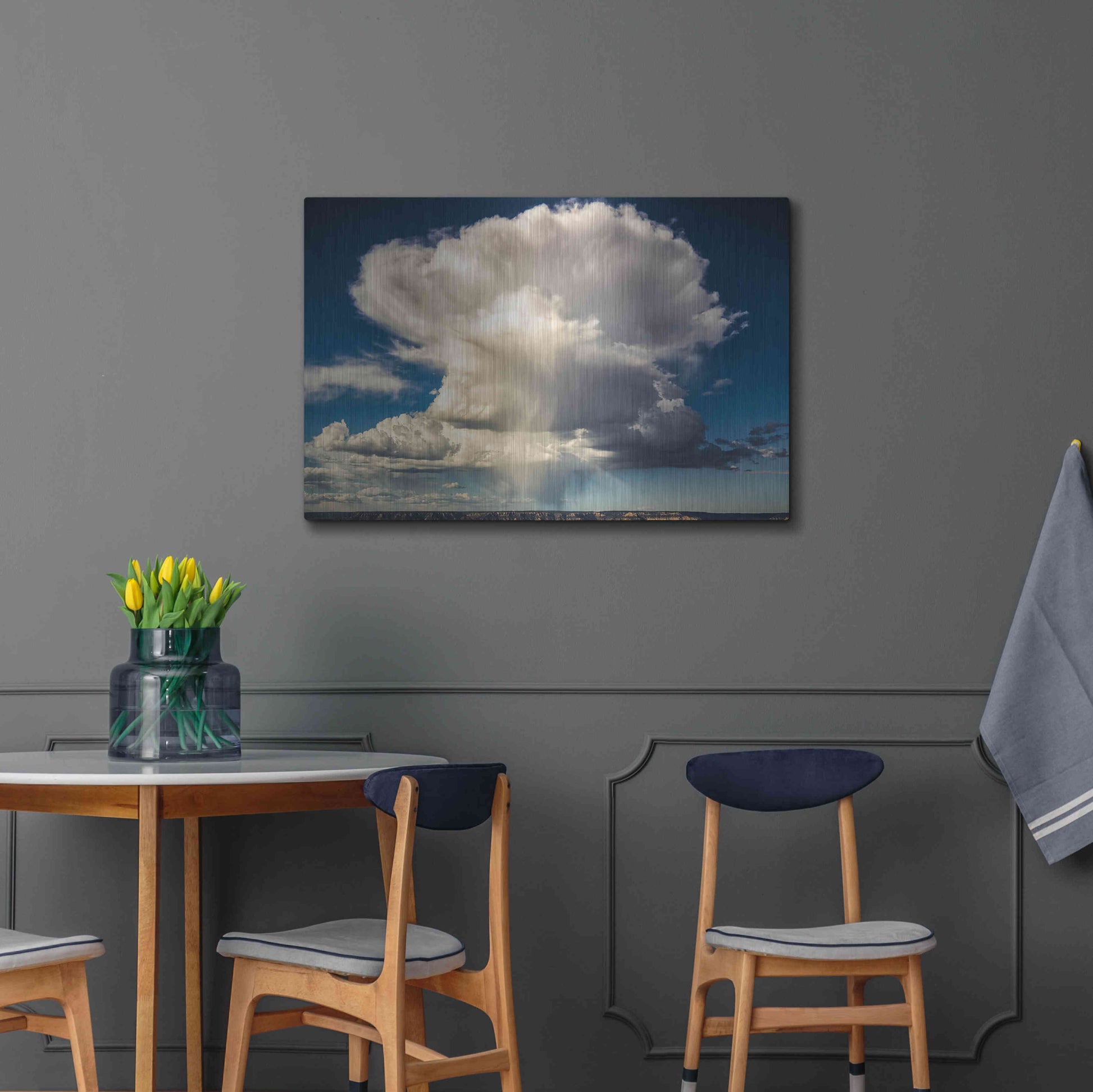 Luxe Metal Art 'Huge' by Giuseppe Torre, Metal Wall Art,36x24