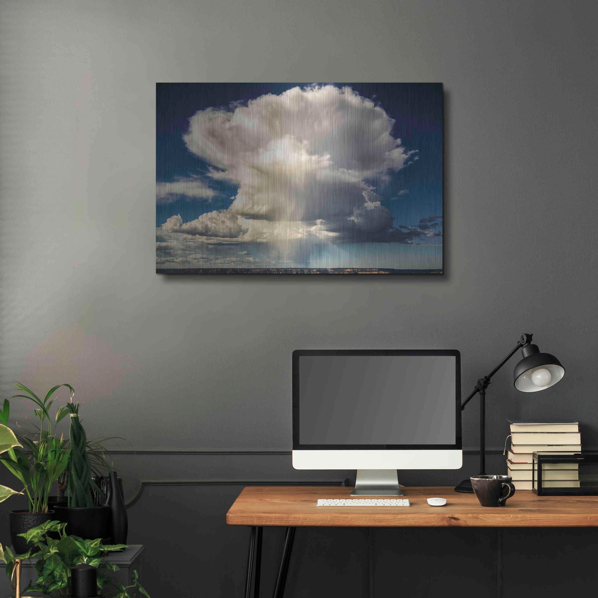 Luxe Metal Art 'Huge' by Giuseppe Torre, Metal Wall Art,36x24