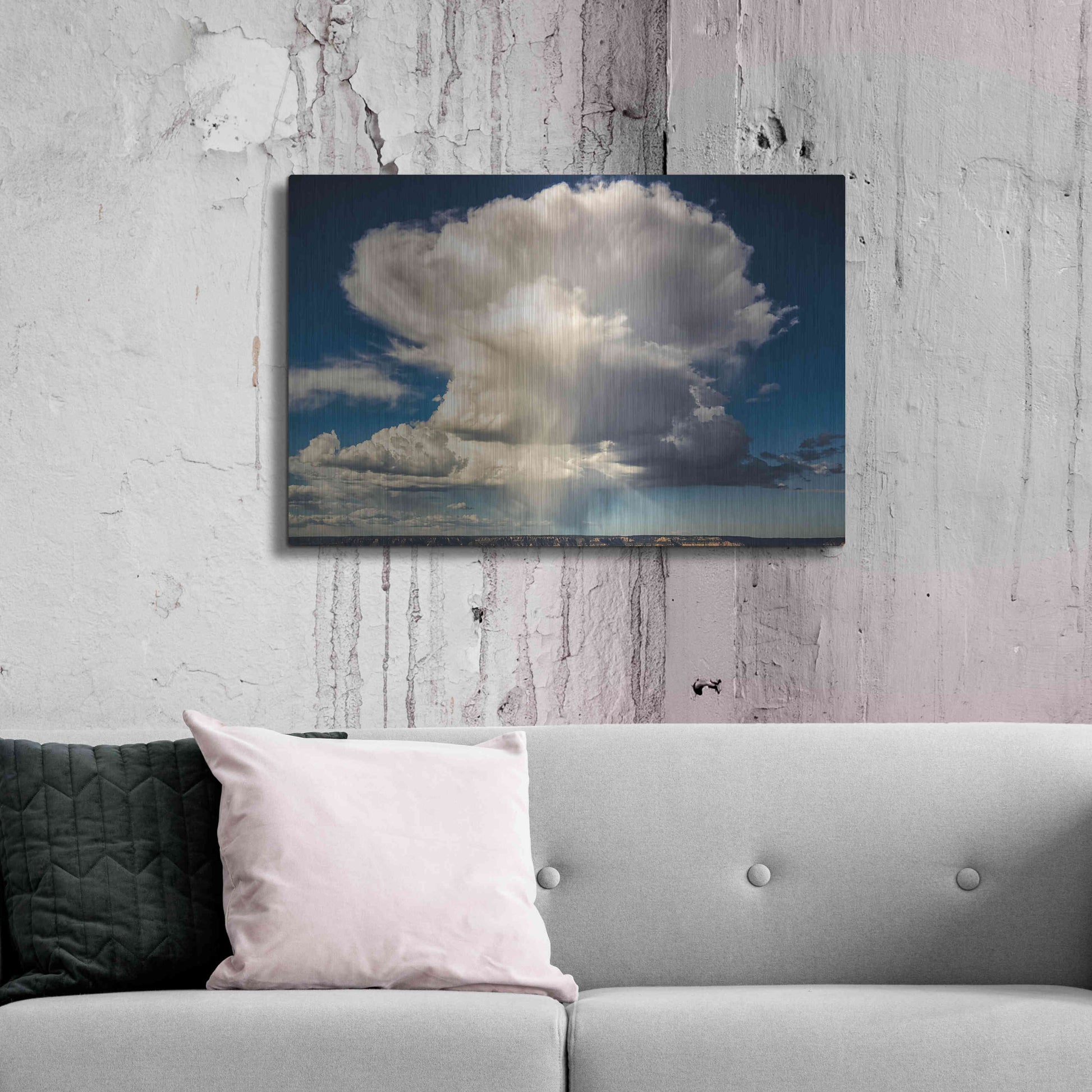 Luxe Metal Art 'Huge' by Giuseppe Torre, Metal Wall Art,36x24