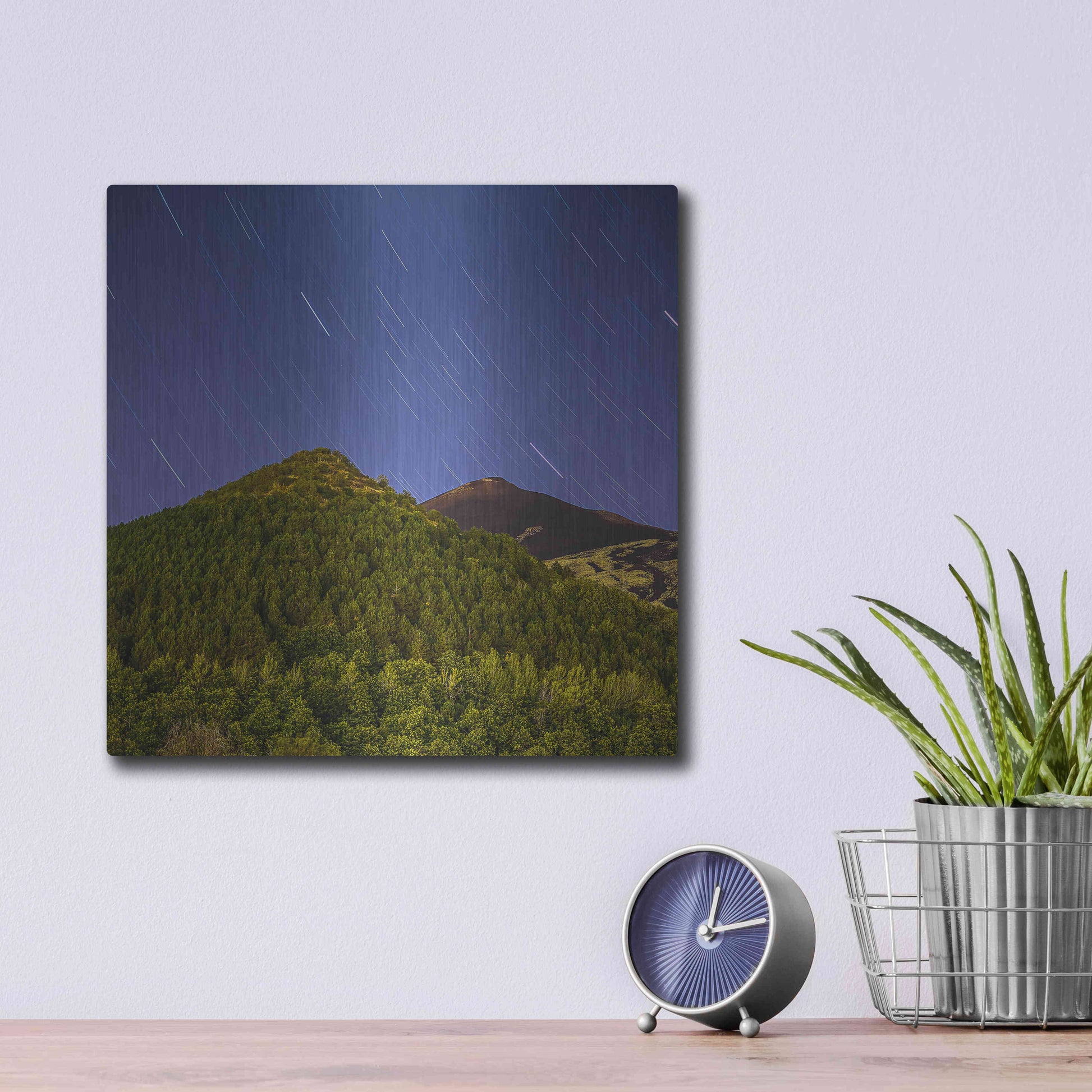 Luxe Metal Art 'Rolling' by Giuseppe Torre, Metal Wall Art,12x12