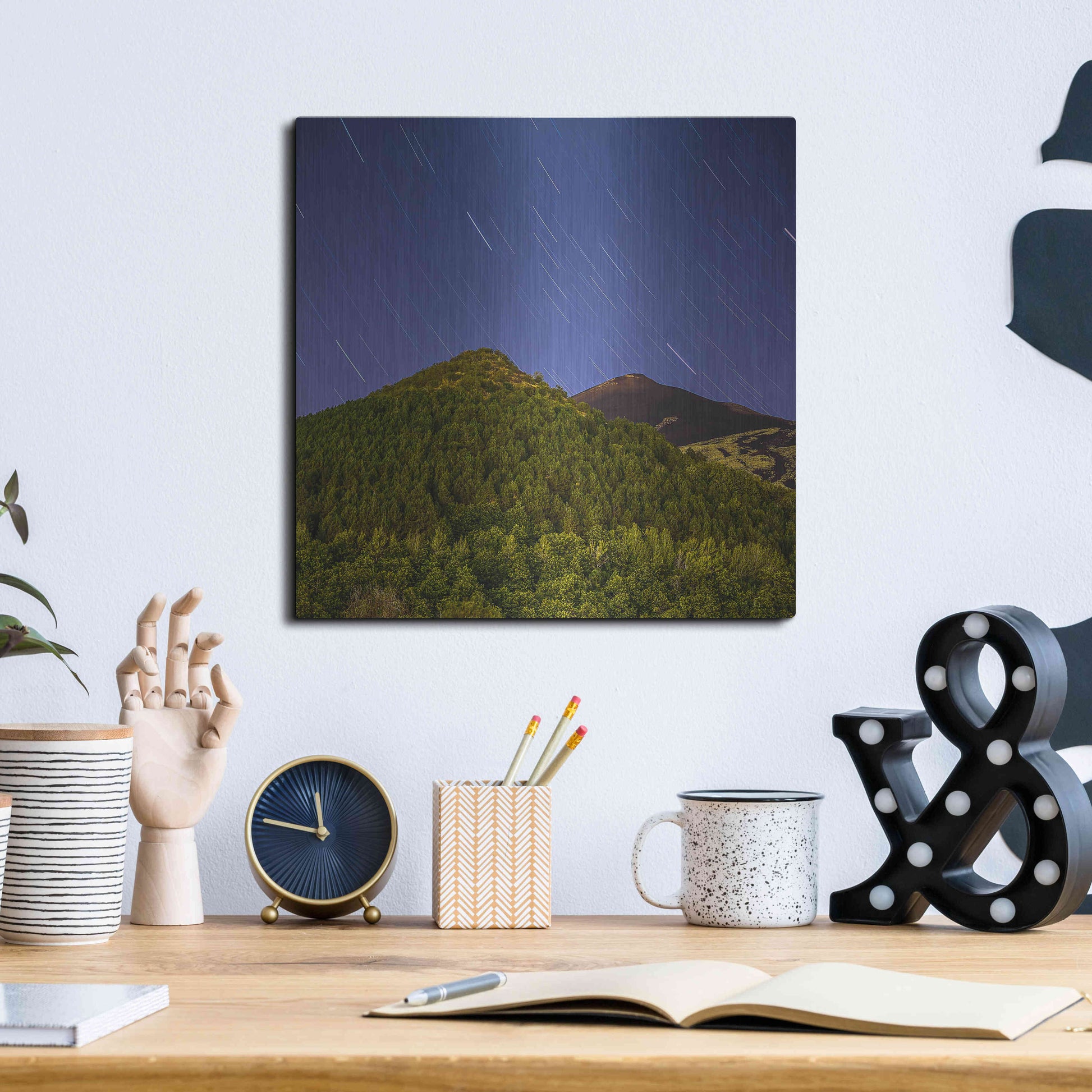 Luxe Metal Art 'Rolling' by Giuseppe Torre, Metal Wall Art,12x12
