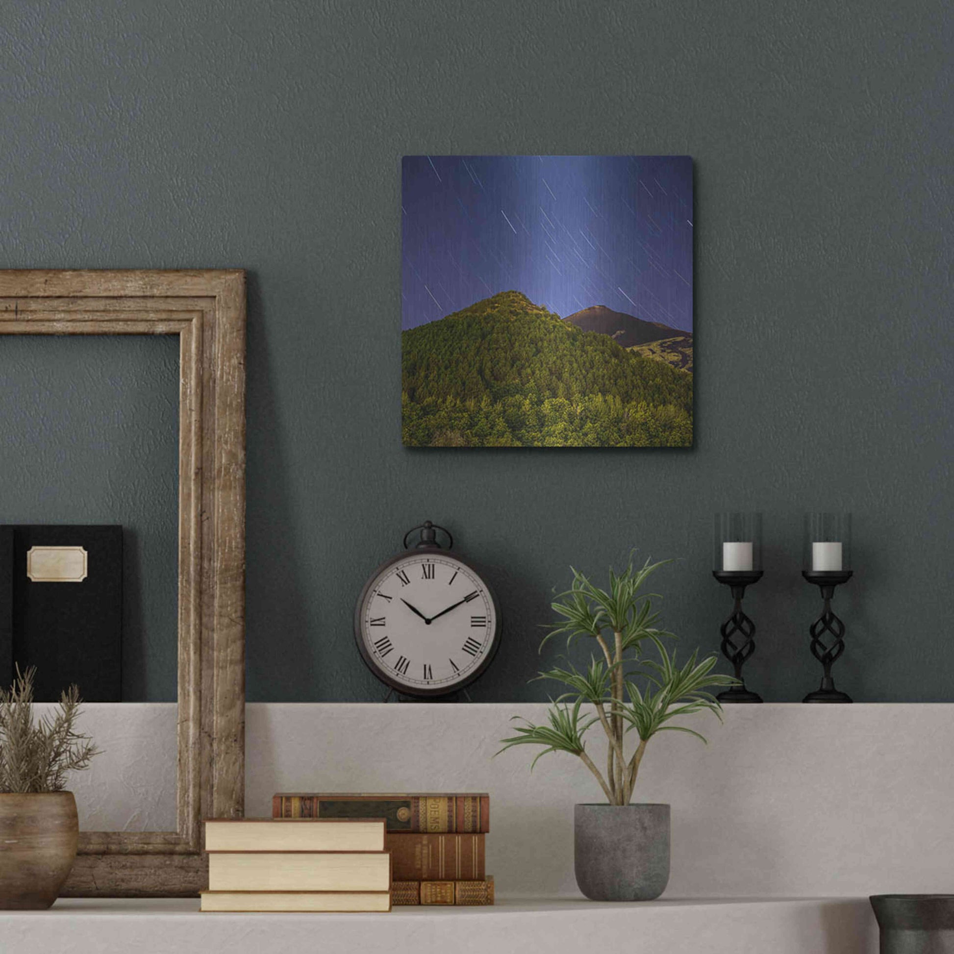 Luxe Metal Art 'Rolling' by Giuseppe Torre, Metal Wall Art,12x12