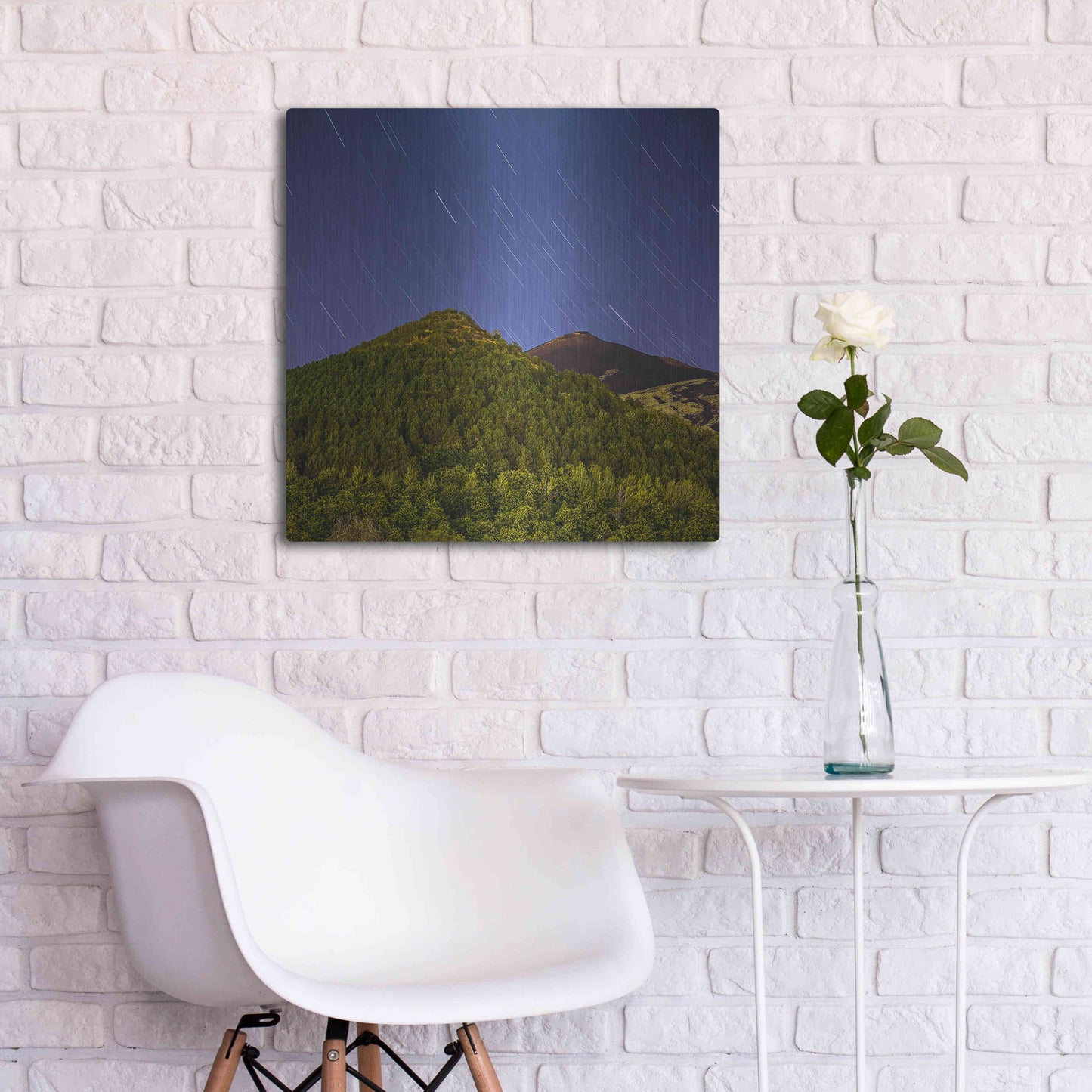 Luxe Metal Art 'Rolling' by Giuseppe Torre, Metal Wall Art,24x24