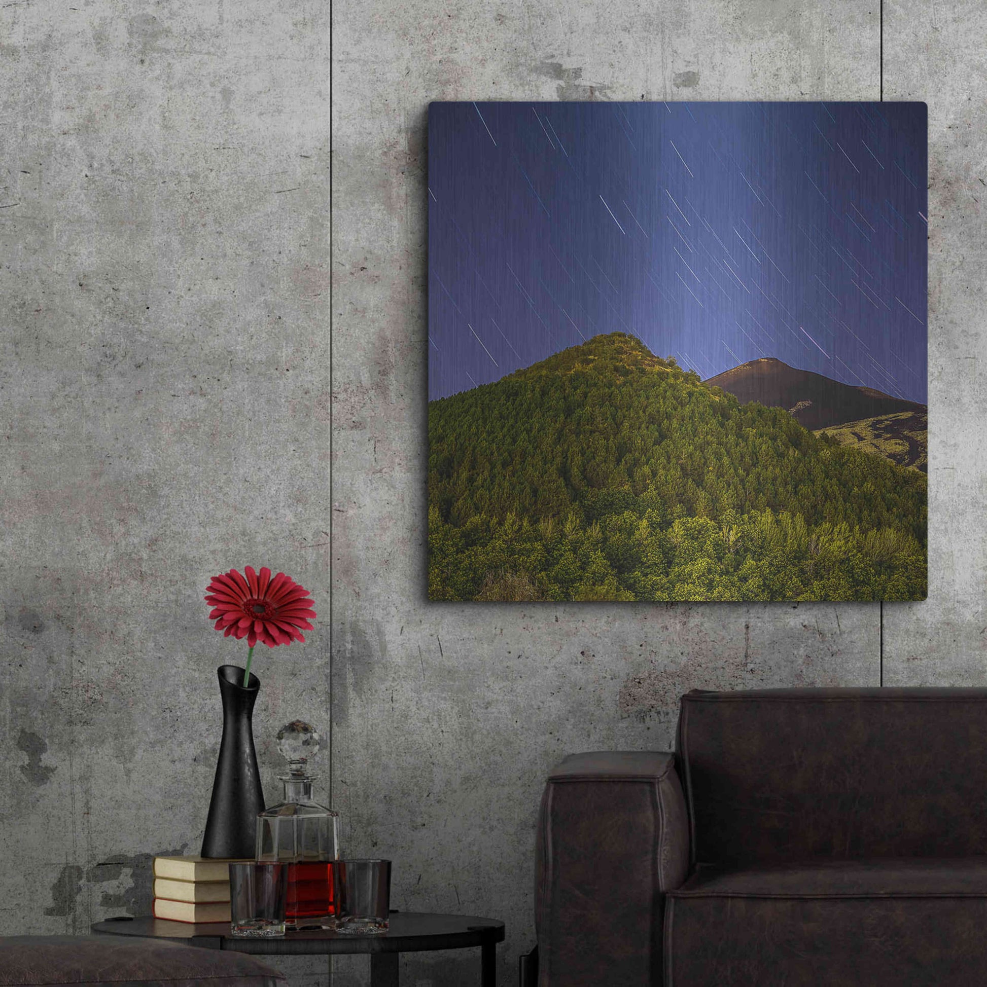 Luxe Metal Art 'Rolling' by Giuseppe Torre, Metal Wall Art,36x36