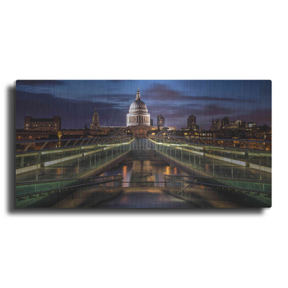 Luxe Metal Art 'Symmetries Of London' by Giuseppe Torre, Metal Wall Art