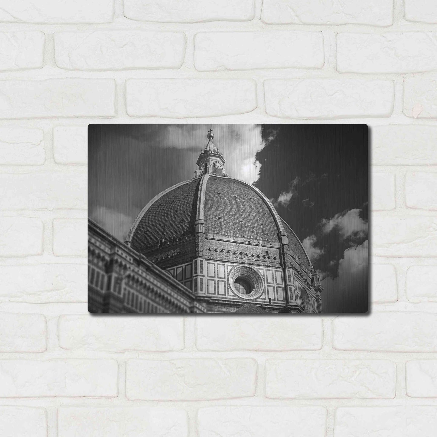 Luxe Metal Art 'The Big Dome' by Giuseppe Torre, Metal Wall Art,16x12