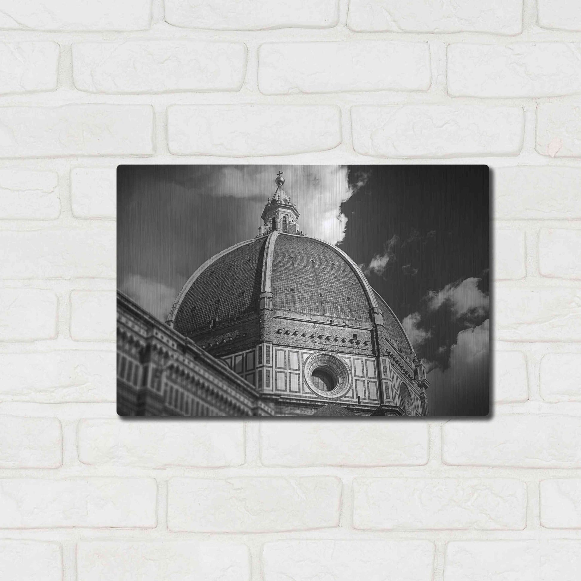 Luxe Metal Art 'The Big Dome' by Giuseppe Torre, Metal Wall Art,16x12
