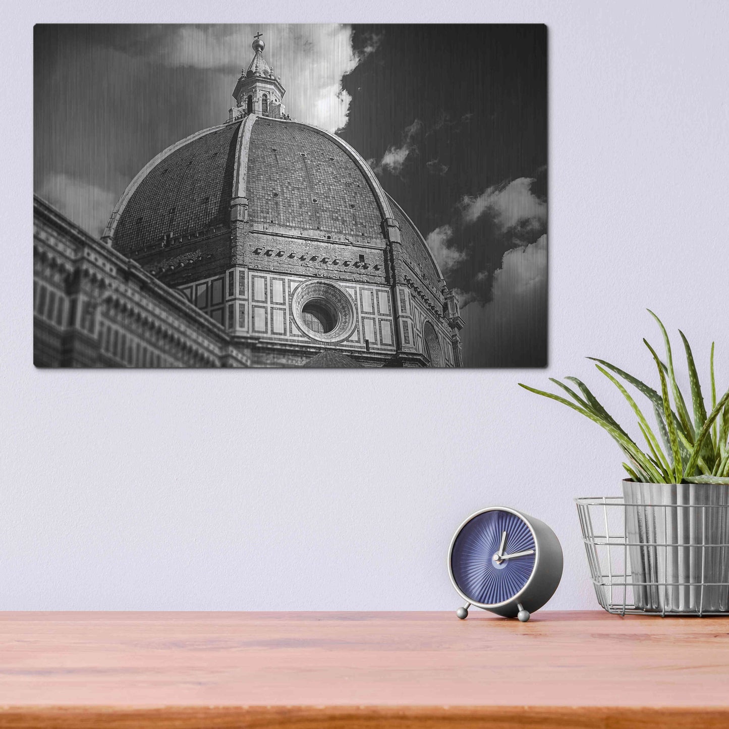Luxe Metal Art 'The Big Dome' by Giuseppe Torre, Metal Wall Art,16x12