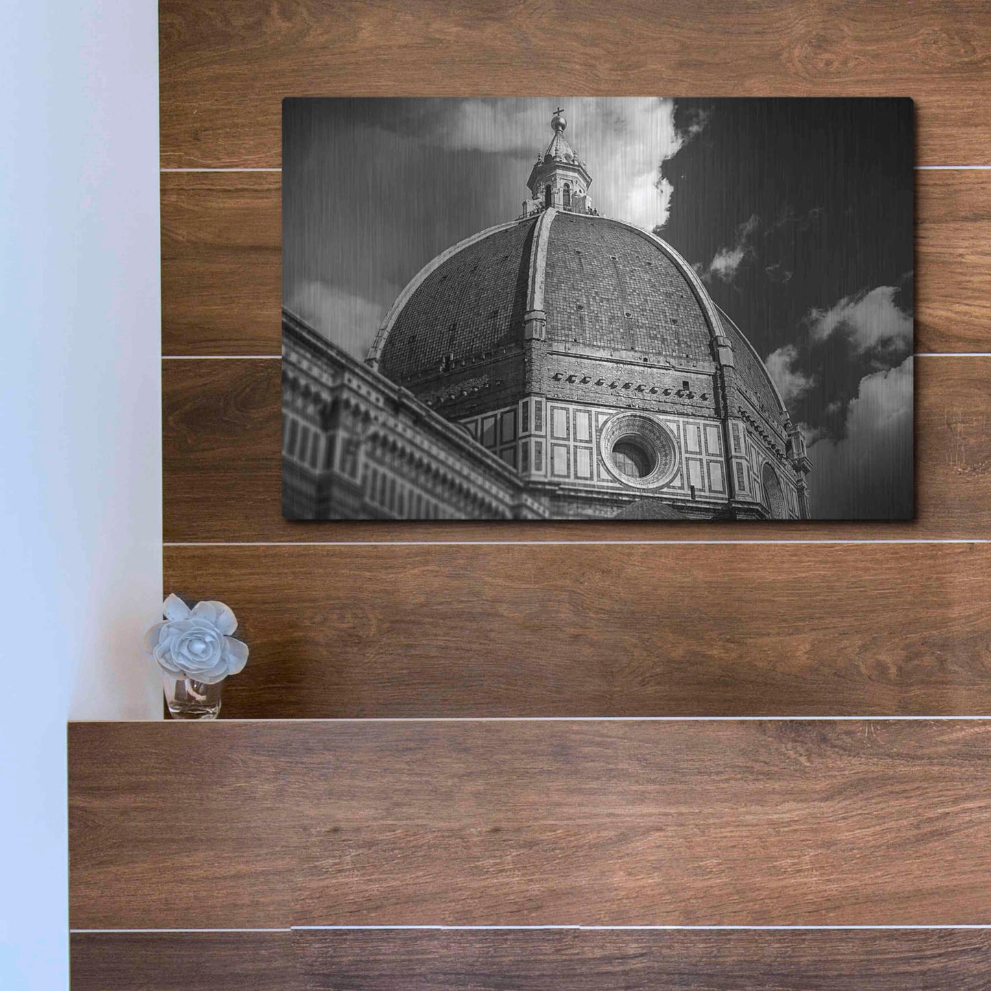 Luxe Metal Art 'The Big Dome' by Giuseppe Torre, Metal Wall Art,16x12