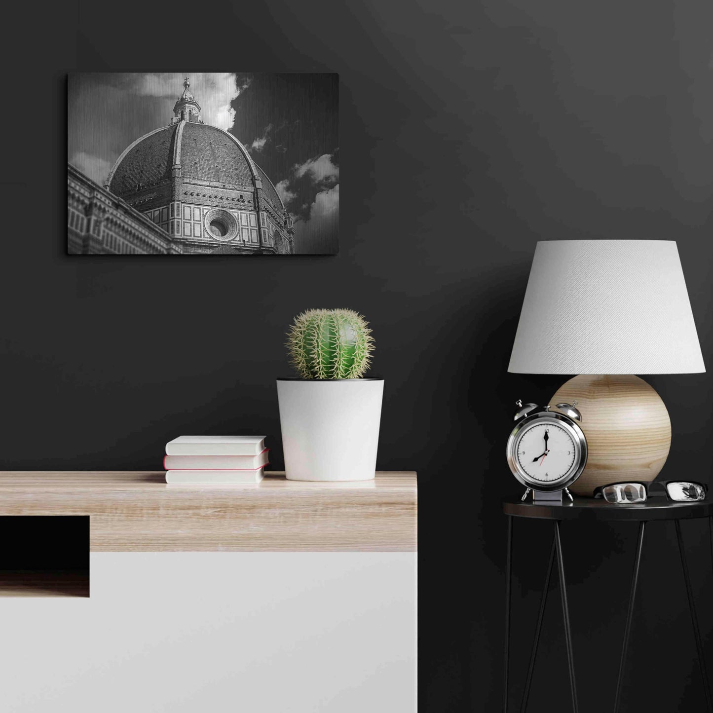 Luxe Metal Art 'The Big Dome' by Giuseppe Torre, Metal Wall Art,24x16