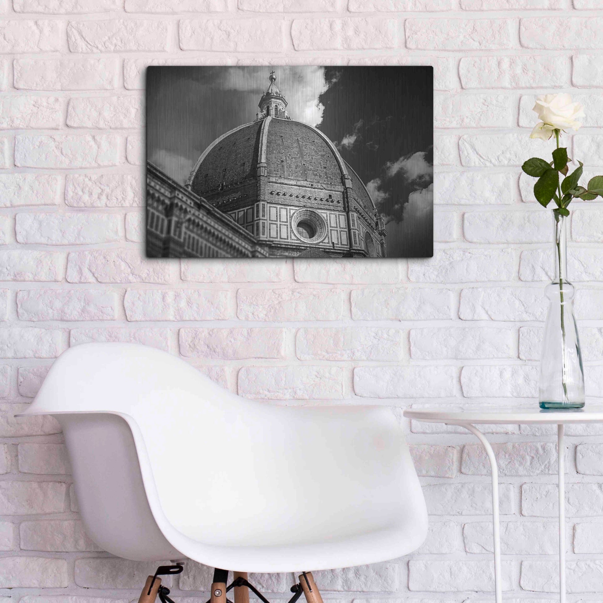 Luxe Metal Art 'The Big Dome' by Giuseppe Torre, Metal Wall Art,24x16