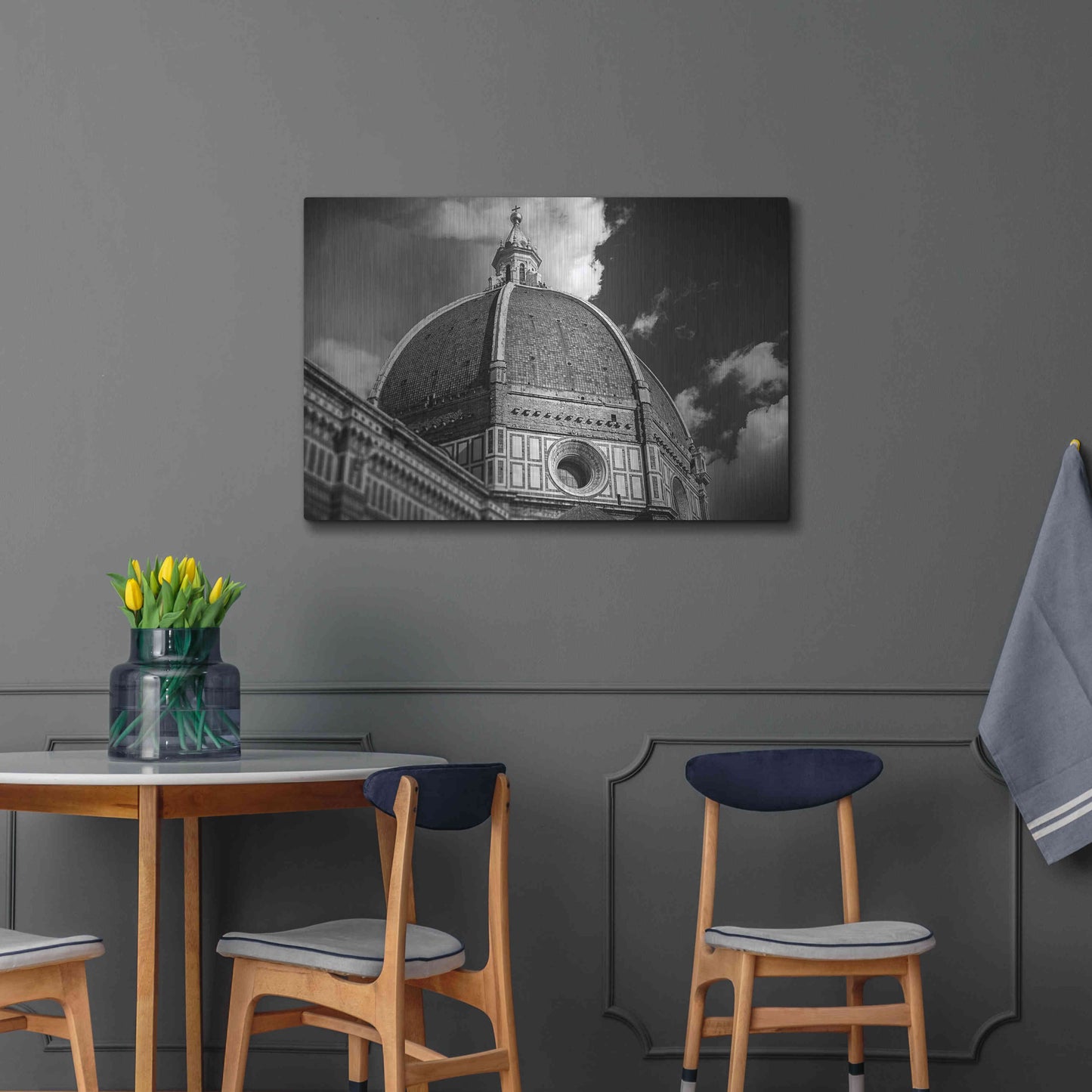 Luxe Metal Art 'The Big Dome' by Giuseppe Torre, Metal Wall Art,36x24