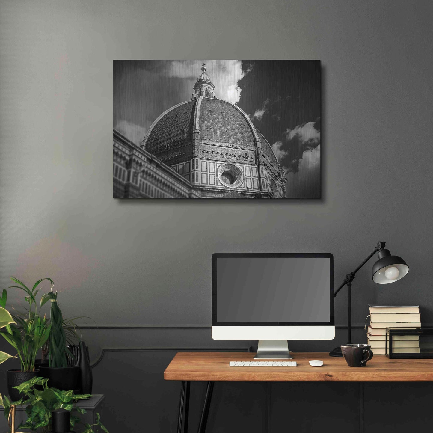 Luxe Metal Art 'The Big Dome' by Giuseppe Torre, Metal Wall Art,36x24