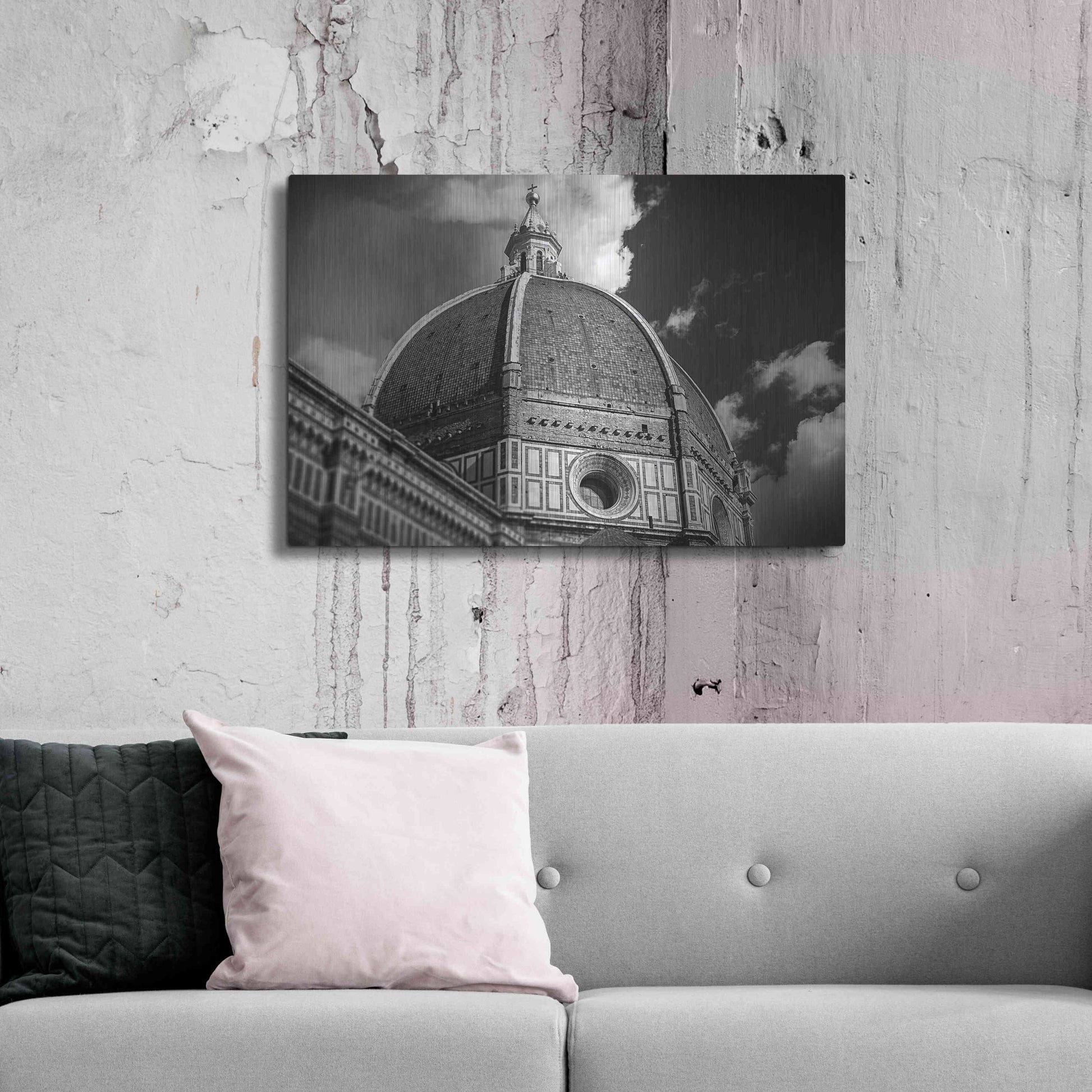 Luxe Metal Art 'The Big Dome' by Giuseppe Torre, Metal Wall Art,36x24