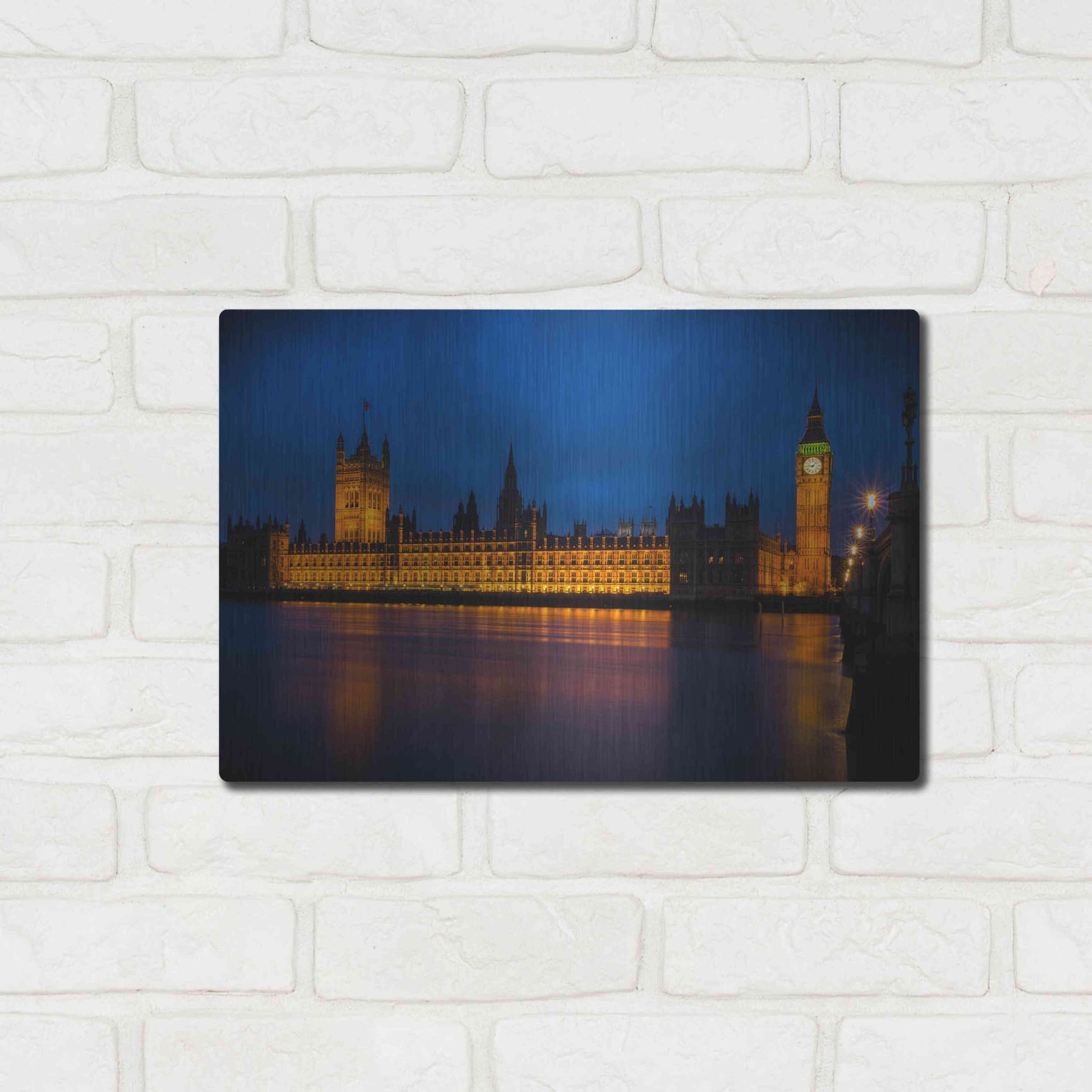 Luxe Metal Art 'The Classic' by Giuseppe Torre, Metal Wall Art,16x12