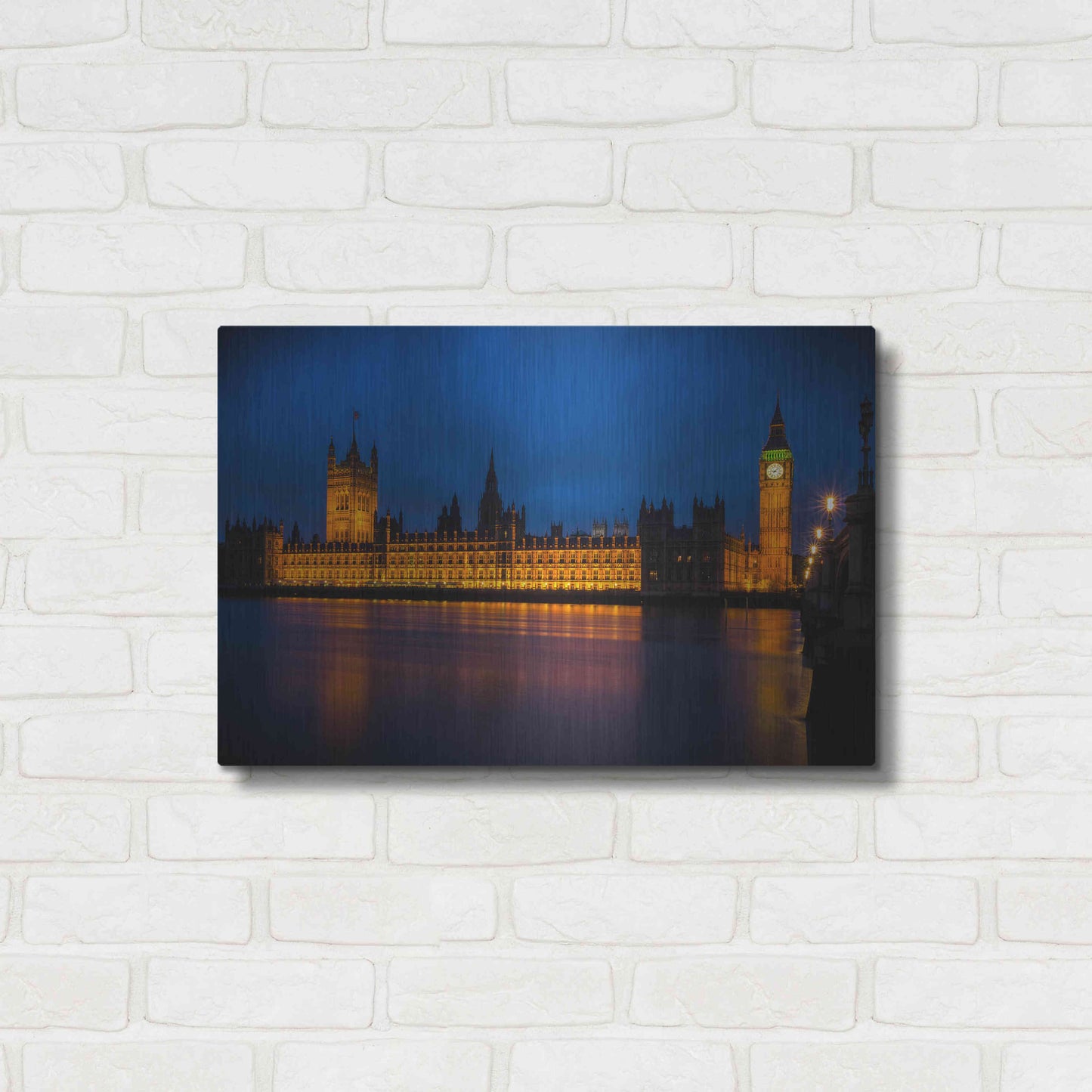 Luxe Metal Art 'The Classic' by Giuseppe Torre, Metal Wall Art,24x16