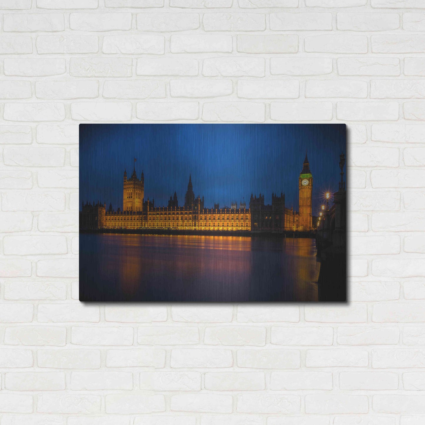 Luxe Metal Art 'The Classic' by Giuseppe Torre, Metal Wall Art,36x24