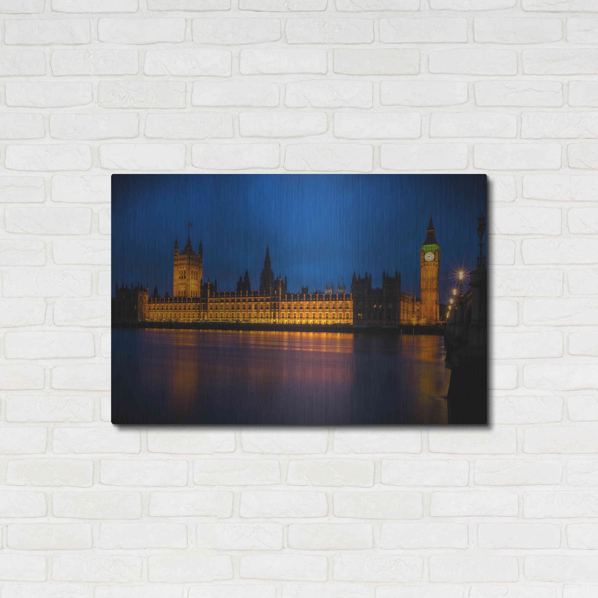 Luxe Metal Art 'The Classic' by Giuseppe Torre, Metal Wall Art,36x24