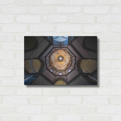 Luxe Metal Art 'Under The Brunelleschi's Dome' by Giuseppe Torre, Metal Wall Art,24x16