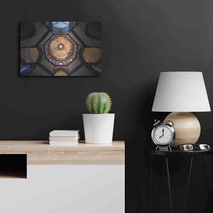 Luxe Metal Art 'Under The Brunelleschi's Dome' by Giuseppe Torre, Metal Wall Art,24x16