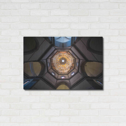 Luxe Metal Art 'Under The Brunelleschi's Dome' by Giuseppe Torre, Metal Wall Art,36x24
