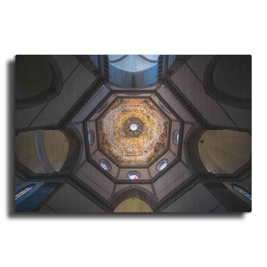 Luxe Metal Art 'Under The Brunelleschi's Dome' by Giuseppe Torre, Metal Wall Art