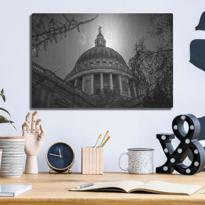 Luxe Metal Art 'Under The Dome' by Giuseppe Torre, Metal Wall Art,16x12