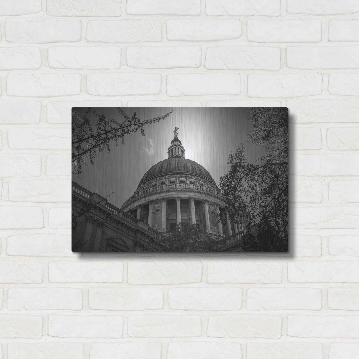 Luxe Metal Art 'Under The Dome' by Giuseppe Torre, Metal Wall Art,24x16