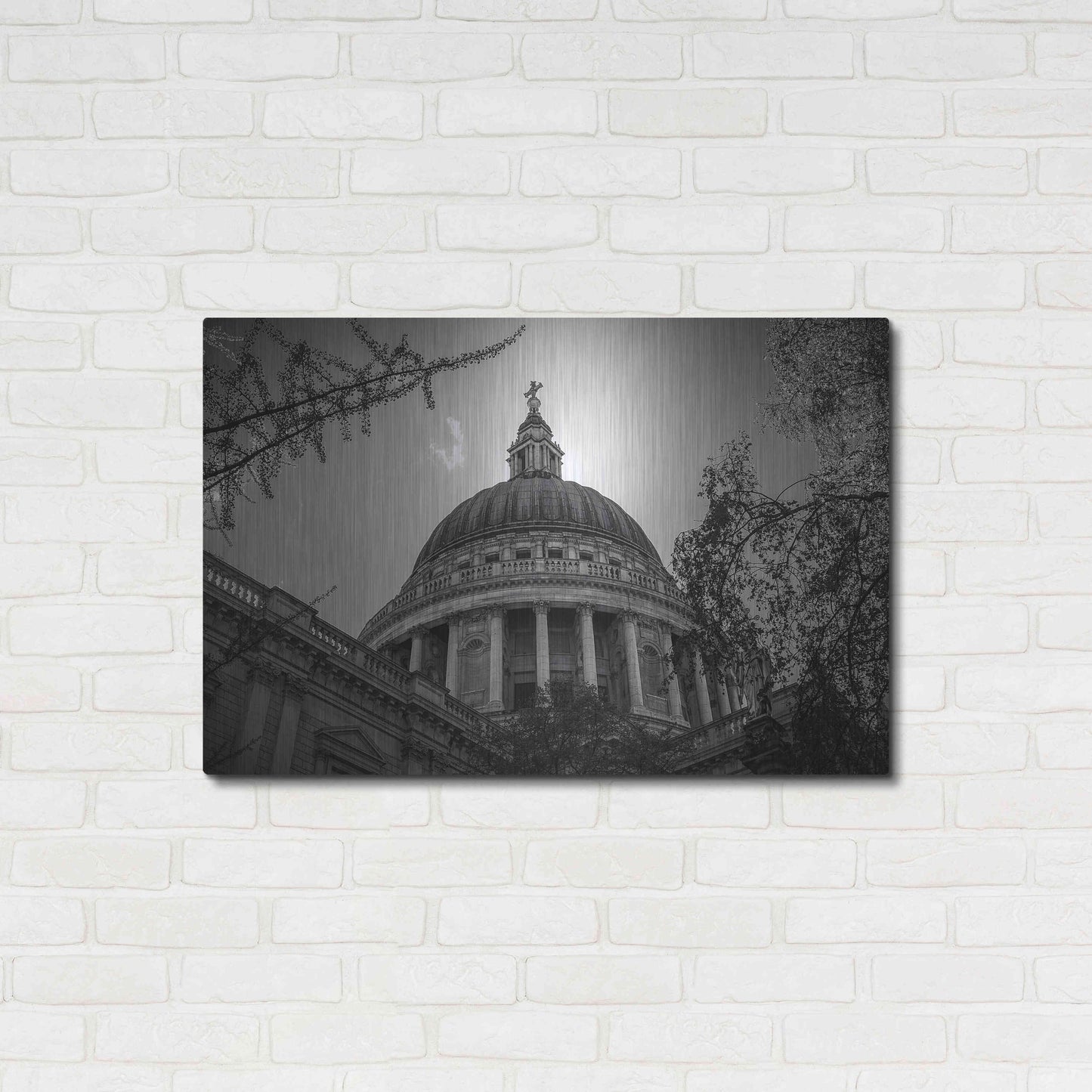 Luxe Metal Art 'Under The Dome' by Giuseppe Torre, Metal Wall Art,36x24