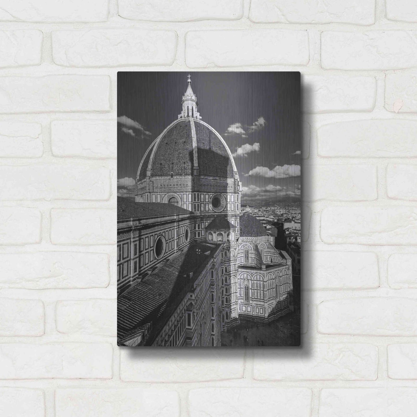 Luxe Metal Art 'Brunelleschi's work' by Giuseppe Torre, Metal Wall Art,12x16