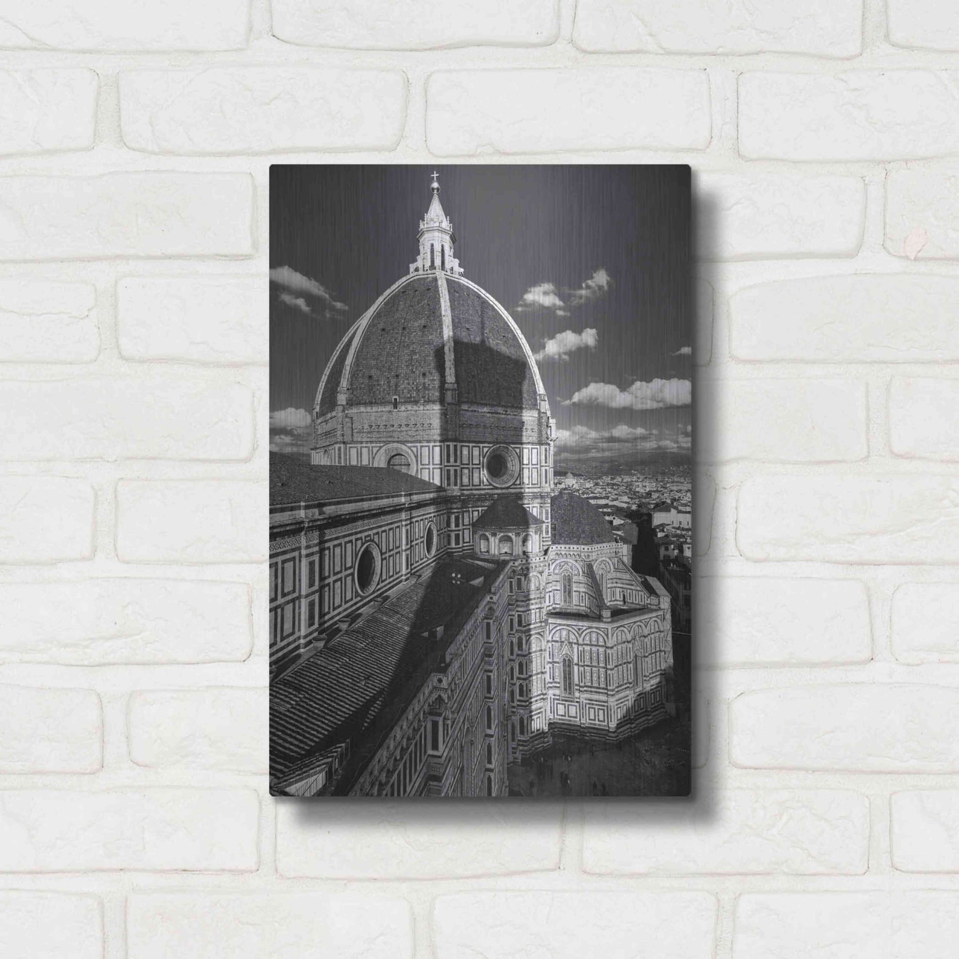 Luxe Metal Art 'Brunelleschi's work' by Giuseppe Torre, Metal Wall Art,12x16