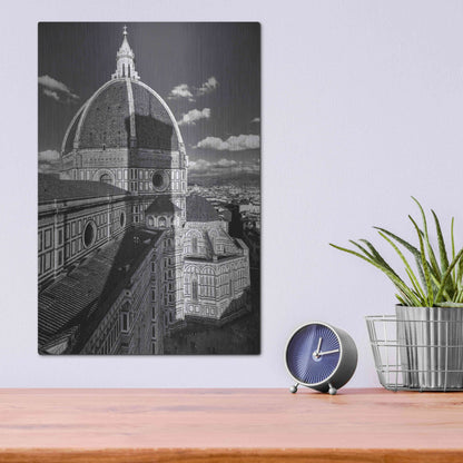 Luxe Metal Art 'Brunelleschi's work' by Giuseppe Torre, Metal Wall Art,12x16