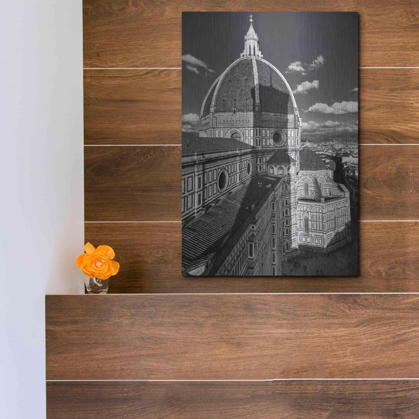 Luxe Metal Art 'Brunelleschi's work' by Giuseppe Torre, Metal Wall Art,12x16