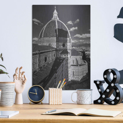 Luxe Metal Art 'Brunelleschi's work' by Giuseppe Torre, Metal Wall Art,12x16