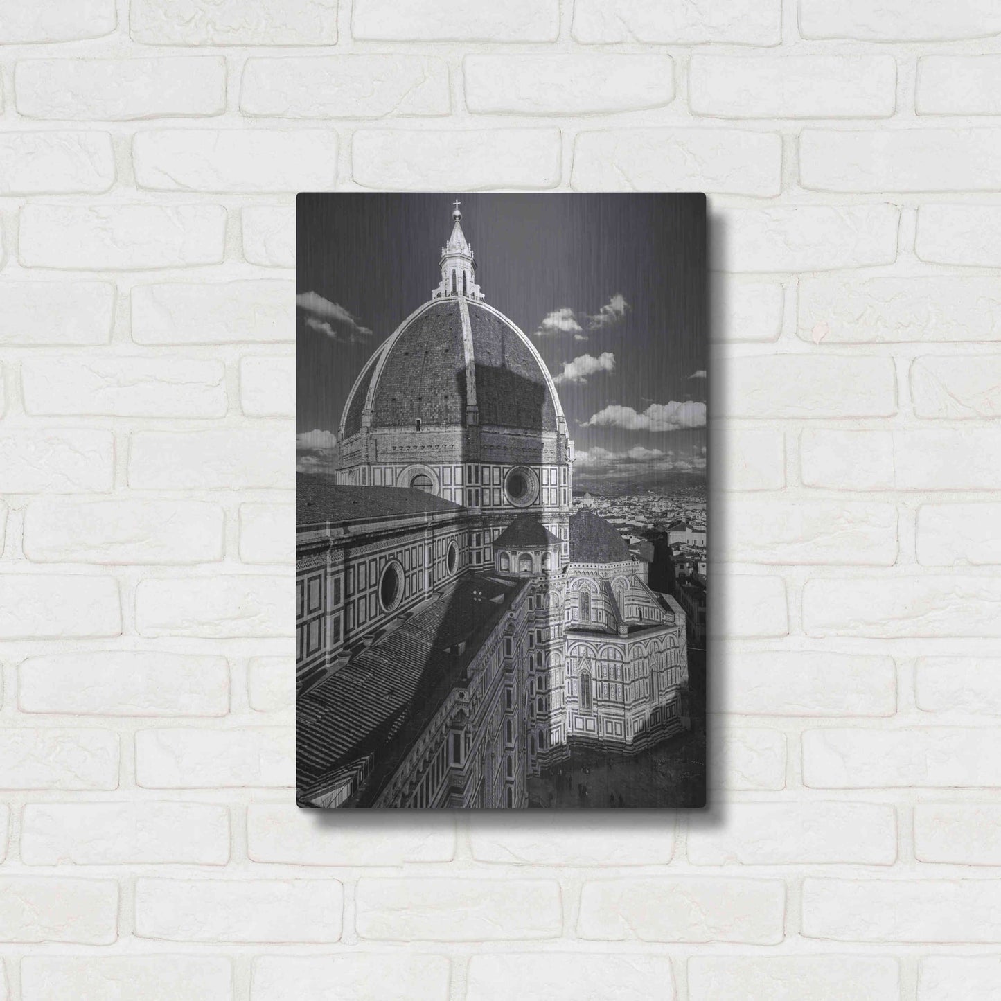Luxe Metal Art 'Brunelleschi's work' by Giuseppe Torre, Metal Wall Art,16x24